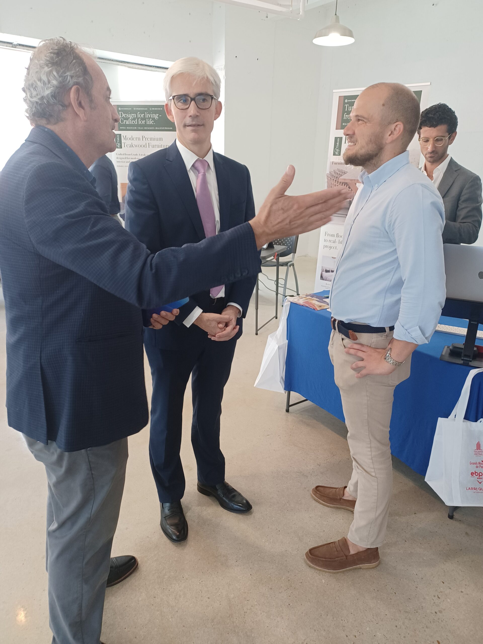 Consul de France avec notre partenaire CIF